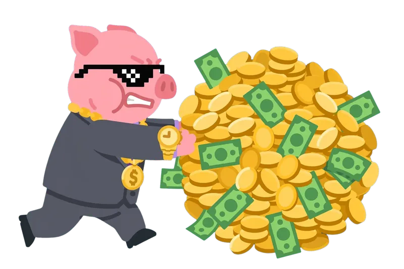 Capi, la mascota de FinanzAcademy