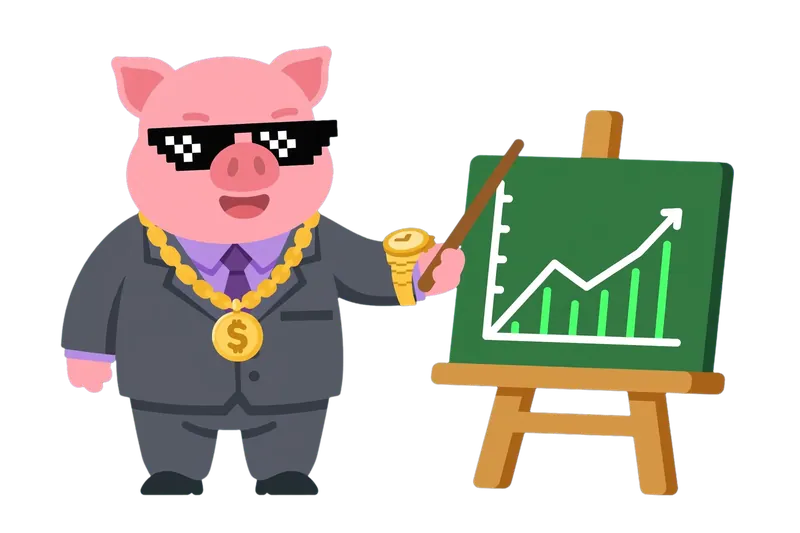 Capi, la mascota de FinanzAcademy