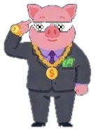 Capi, la mascota de FinanzAcademy